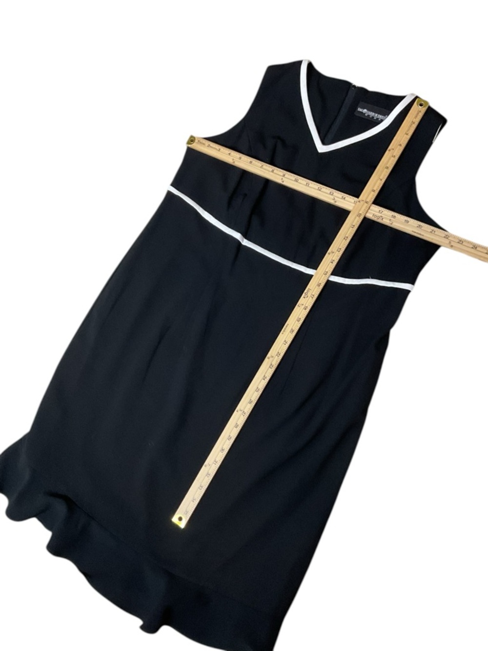 Sag Harbor 2 Piece Dress Suit 18W NWT Black White Trim Office Career Set - Picture 7 of 13